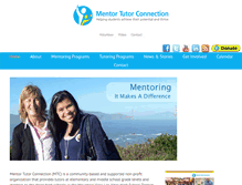 Tablet Screenshot of mentortutorconnection.org